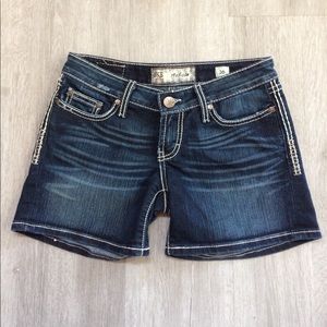 BKE denim shorts